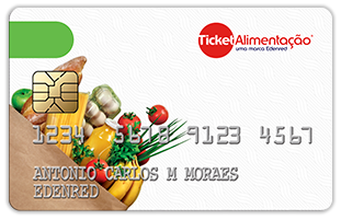 cartao ticket alimentação