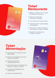 infografico diferenças ticket restaurante e alimentação