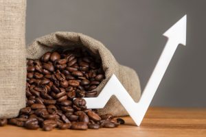 Imagem com grãos de café