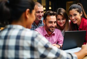 Equipe de colaboradores participa de programa de engajamento de assiduidade