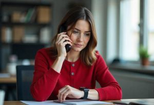Mulher tenta contato telefônico com funcionário com suspeita de abandono de emprego