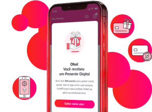 Ticket presente digital é uma das ideias de benefícios para atrair funcionários ao presencial