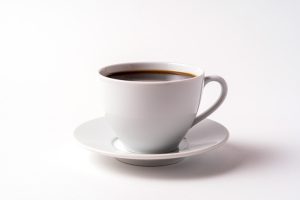 xícara de café sem açúcar