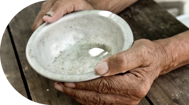 Icone Quem passa fome não tem tempo de esperar
