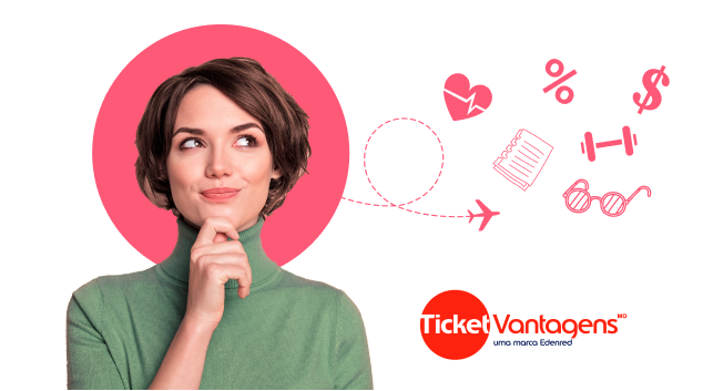 Icone Quem é Ticket Plus tem Ticket Vantagens