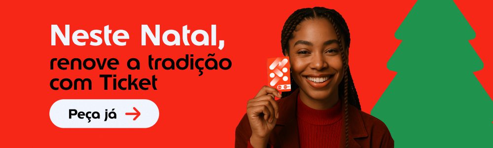 banner de anúncio do benefício de Natal da Ticket