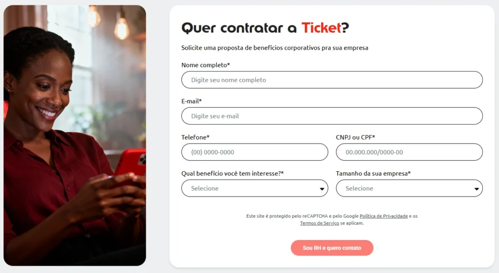 formulário de contratação do duo card