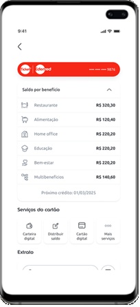 tela 4 mostra como usar cartão digital ticket