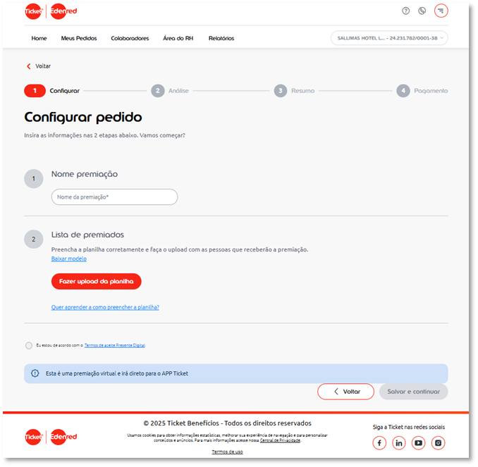 Criação de campanha presente digital