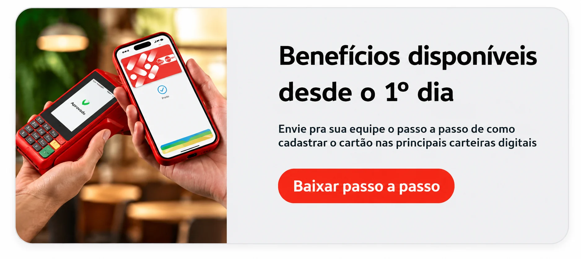 banner pra baixar o passo a passo de cadastrar o cartão digital nas carteiras digitais