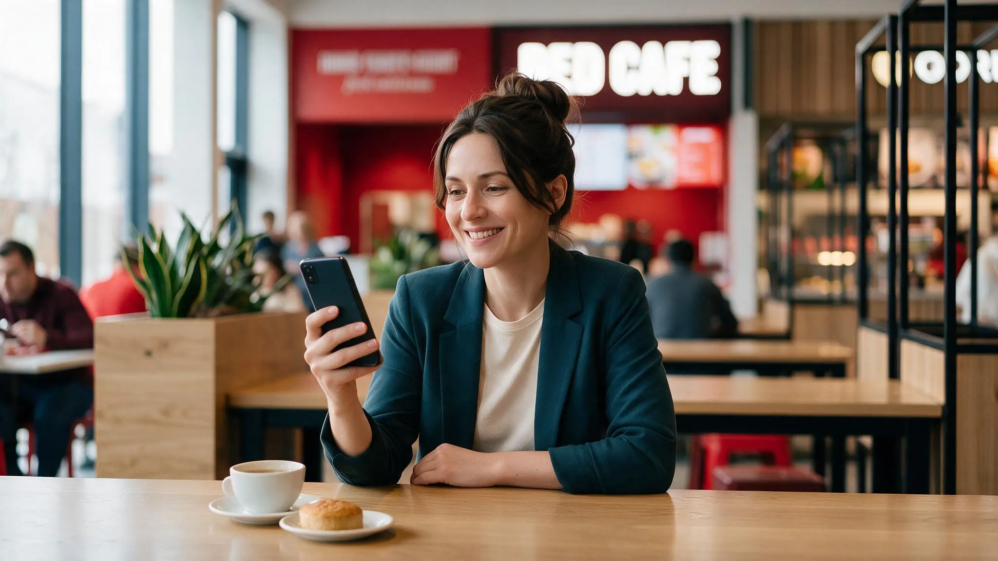 colaboradora cadastra ticket digital na carteira digital