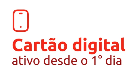 Cartão digital ativo desde o 1º dia